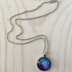 Circular Galaxy Necklace